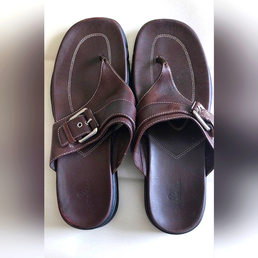 Cole Haan Brown Thong Sandals